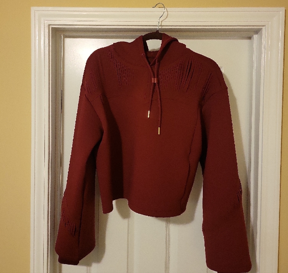 Nike Wine/Burgundy Hoodie with Drawstring